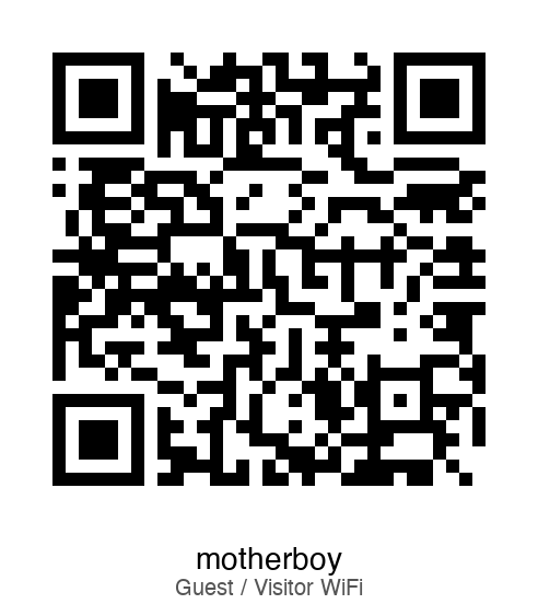 motherboy WiFi QR code